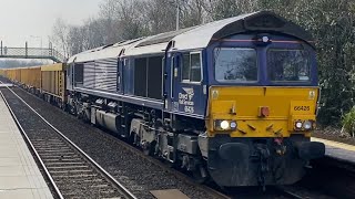 6E73 Shap Summit Quarry to Doncaster Up Decoy 66426 With Tones Huncoat 18/02/2025