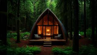 Rain in Cozy Cabin  and Gentle Rain  to Relaxation, Study and Sleeping, Rain Sounds For Sleeping