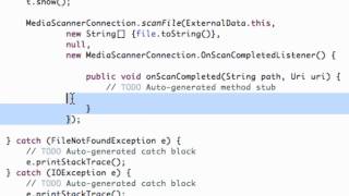 Android Developing Applications Tutorial 110 Media Scanner Connection