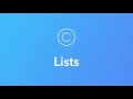 Ionic Creator Tutorials // Lists