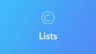 Ionic Creator Tutorials // Lists
