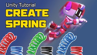 How to jump character with spring [Unity]