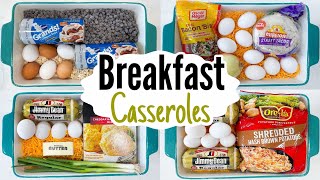 5 EASY Breakfast Casserole Meal Preps | Delicious, Simple to Store & Reheat | Julia Pacheco Recipes