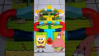 Spongebob VS Patrick In Marble Run Race ⭐ スポンジ・ボブ VS パトリックのマーブル ラン レース