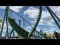 incredible hulk roller coaster front seat pov 4k universal orlando islands of adventure