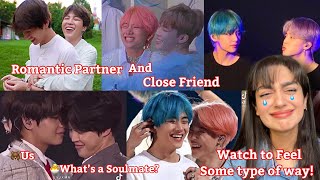 Reaction to Bts Vmin tiktok edits; Let’s cry for True soulmates for 10 minutes!