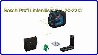 BEWERTUNG (2024): Bosch Profi Linienlaser GLL 20-22 G. WESENTLICHE Einzelheiten