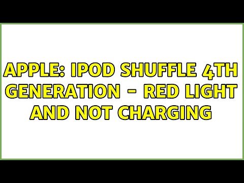 Apple: iPod Shuffle 4th generation - red light and not charging