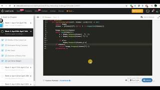 (Heaps?) Last Stone Problem - Leetcode ,Python