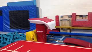 Gymnastics vault tsukahara