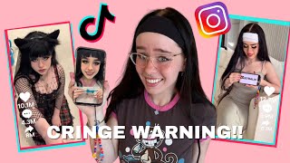 Reacting to My CRINGE TikToks