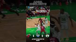 Jayson Tatum with Basket Celtics vs Heat - 2022-23 NBA Playoffs