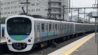 西武30000系8+2 急行 稲荷山公園駅発車