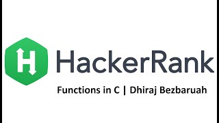 Functions in C | HackerRank Solution | C Programming For Beginners