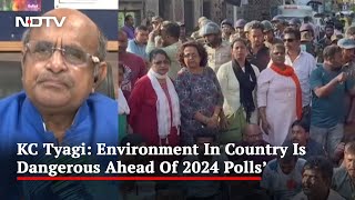 "Environment In Country Is Dangerous Ahead Of 2024 Polls": JD(U) Leader | Left Right & Centre