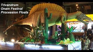 Trivandrum Onam Festival Procession Floats