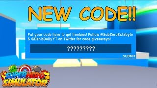 New Codes For Super Hero Simulator Roblox - 
