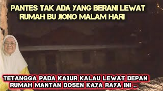 KONDISI MALAM HARI RUMAH MANTAN DOSEN UNIVERSITAS TARUMANEGARA PANTES YANG LEWAT SINI PADA  NGACIR..