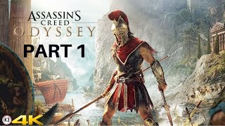 Let's Play! Assassin's Creed Odyssey in 4K Part 1 (Xbox One X)
