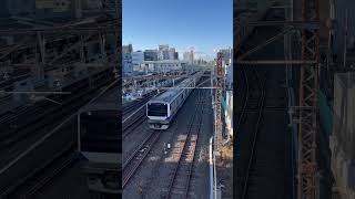 松戸方面から快走！常磐線E531系 #常磐線 #常磐線 #北松戸駅