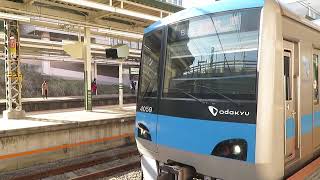 小田急4000形4059F急行綾瀬行き　新百合ヶ丘駅発車！