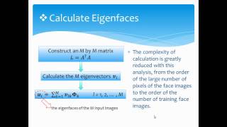 Eigenface-based face recognition