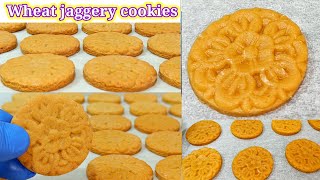 Biscuits recipe | wheat jaggery cookies recipe |  how to make biscuits at home