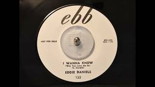 TEEN ROCKER Eddie Daniels - I Wanna Know (Why You Love Me So) (1958)