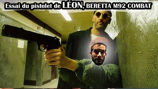 Essai du pistolet de LEON, Beretta M92 Combat