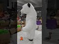 Inflatable Polar Bear Mascot Costume for Entertainments Adult Blow Up Suit for Events Party