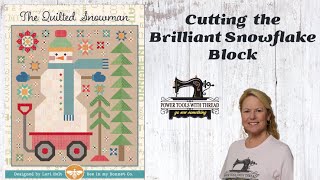 Cutting Quilt Blocks, The Quilted Snowman Quilt, the Stitchuation Room, 12/3/24