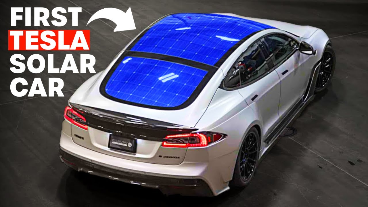 Tesla's INSANE PLAN To Create Solar Powered Cars! - YouTube