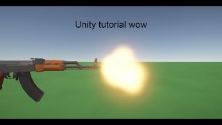 How to make muzzle flash in Unity