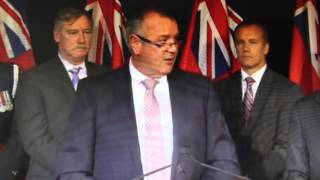 Minister of Labour Kevin Flynn Announces PTSD Presumption for First Responders