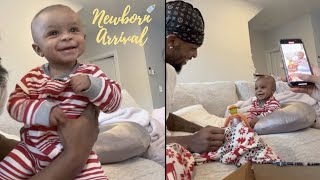 Toosii \u0026 Samaria's Son Ezrah Wants To Eat All His Gifts! 👶🏽