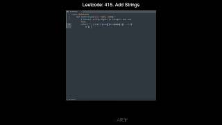 Leetcode 415. Add Strings in Python | Python Leetcode | Python Coding Tutorial | Python Coding ASMR