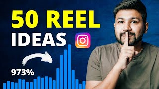 50 Easy INSTAGRAM REEL IDEAS to go VIRAL | Instagram Growth | Sunny Gala Hindi