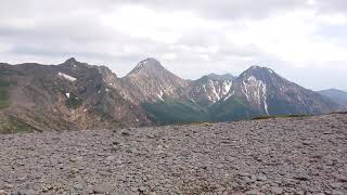 八ヶ岳 硫黄岳 強風