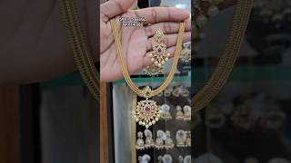 Beautiful Nanu neckset with earrings best price 599/- freeship