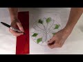 how to make a christmas flower dish with lisa vogt