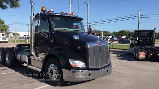 2019 Peterbilt 579 Day Cab with Wetline Kit and Headache Rack