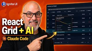React Data Grid Tutorial with Claude Code, MCP Servers & Ignite UI