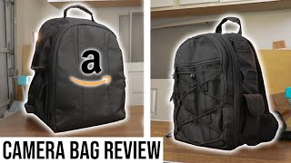 AMAZON CAMERA BAG REVIEW | Best Budget Camera Backpack for DSLRs | Amazonbasics Review