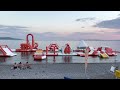 sunset walk in kalamata waterfront greece 4k hdr