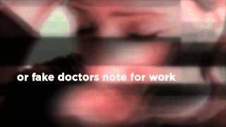 Fake Doctors Note Template