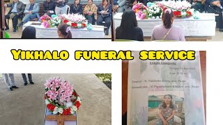 YIKHALO Ezung. Funeral service (10/nov/2024).