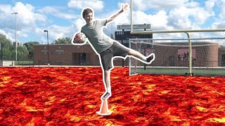 The Floor is Lava Challenge Trick Shots! | That's Amazing