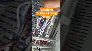 Analog Input Checking 4-20ma