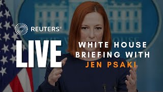 LIVE: White House briefing after Biden announces first wave of Russia sanctions