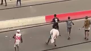 Réalité ya Kinshasa y'a lelo bitumba yaba kuluna na croisement ya  avenue huilerie et mbomu